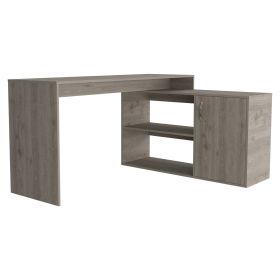 L-Shaped Desk Desti, Office, Light Gray